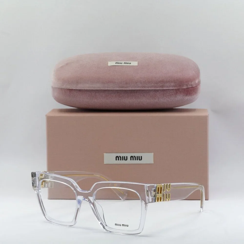 Miu Miu MU04UV 2AZ1O1 Square Eyeglasses 52mm - Crystal